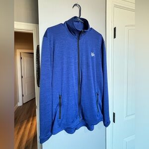 YoungLA Lightweight athletic jacket: Blue - Men’s Size Large